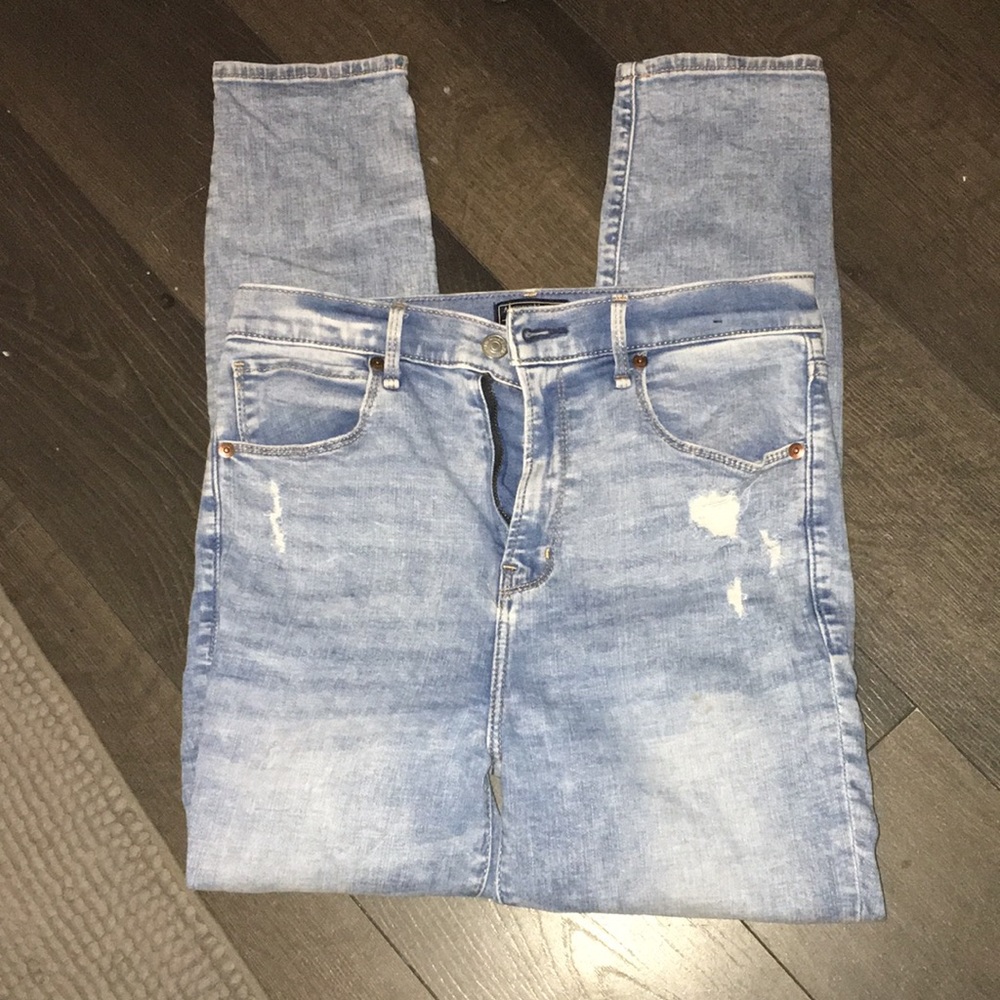 Abercrombie Ultra High Rise Super Skinny Ankle jean